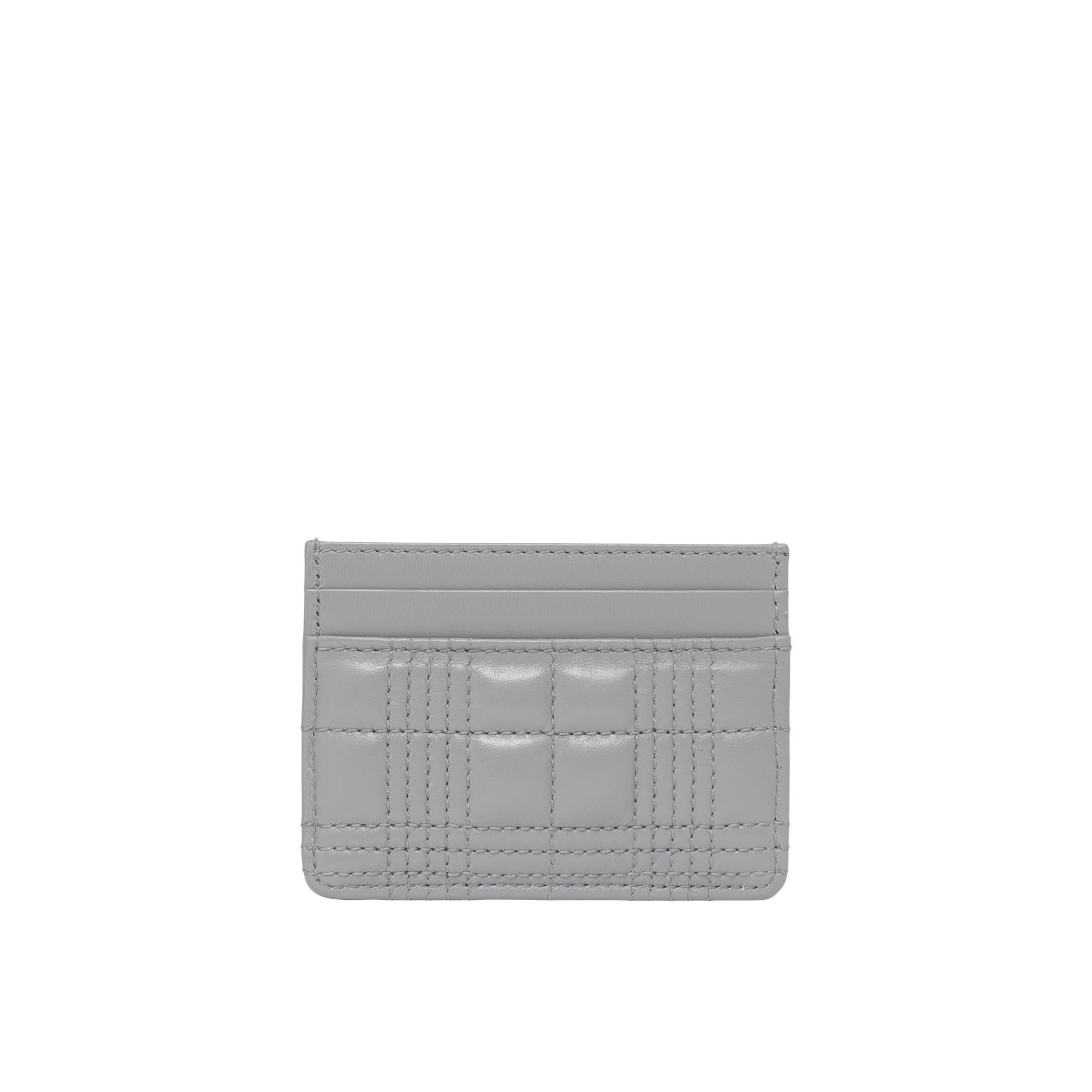 퀼팅 레더 롤라 카드 케이스