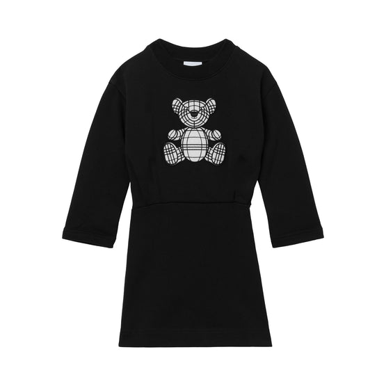 토마스 베어 아플리케 코튼 스웨터 드레스