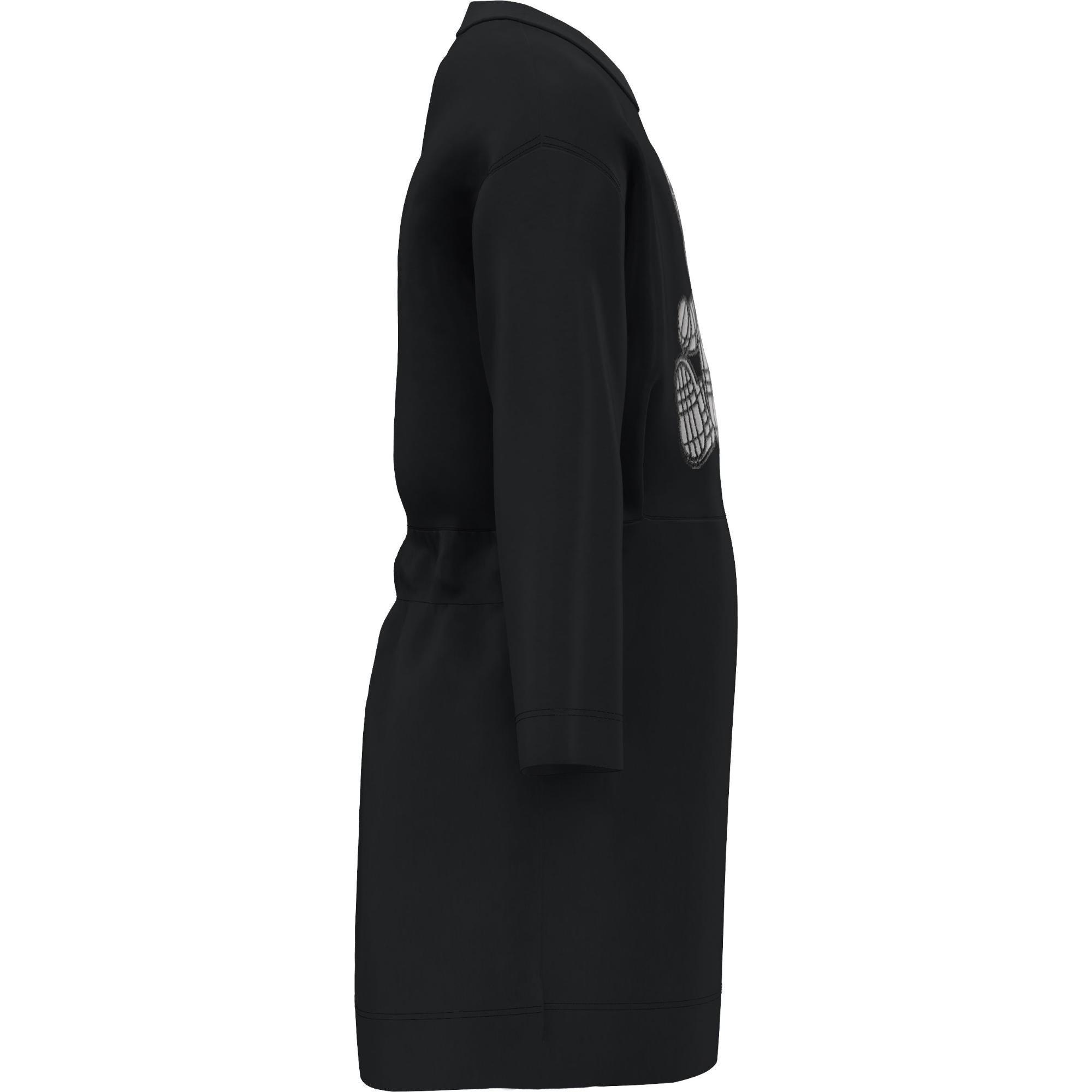 토마스 베어 아플리케 코튼 스웨터 드레스