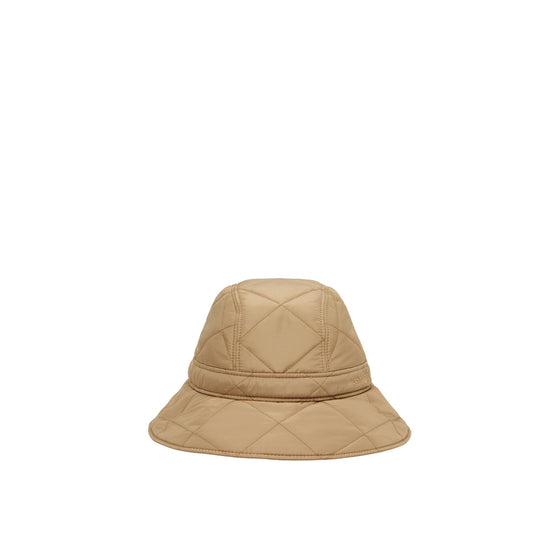 로고 디테일 퀼팅 버킷 햇