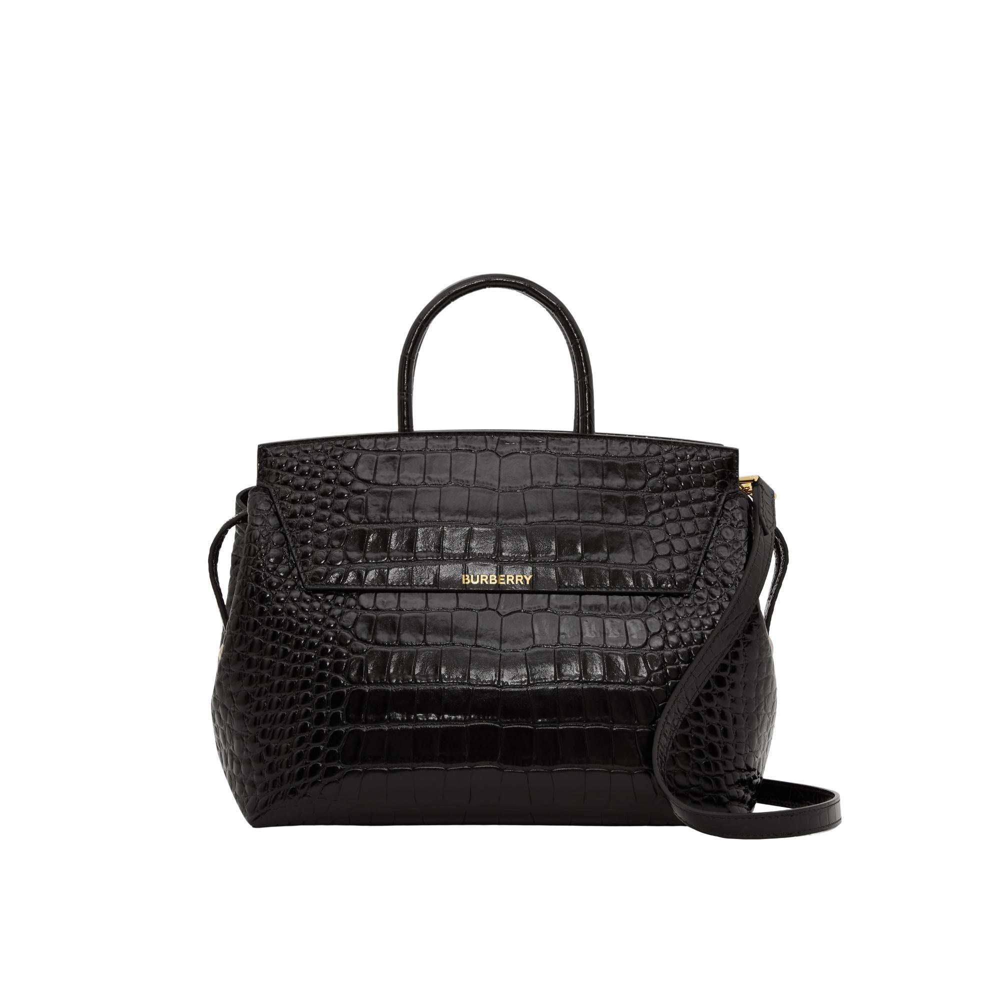 엠보싱 레더 미디엄 캐서린 백