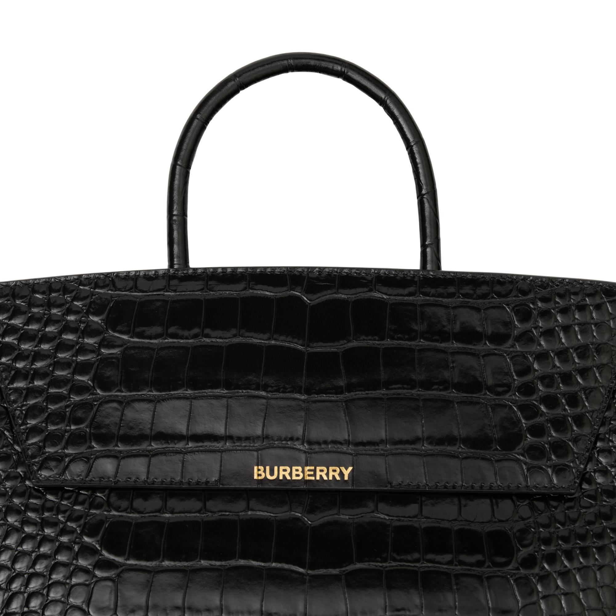 엠보싱 레더 미디엄 캐서린 백