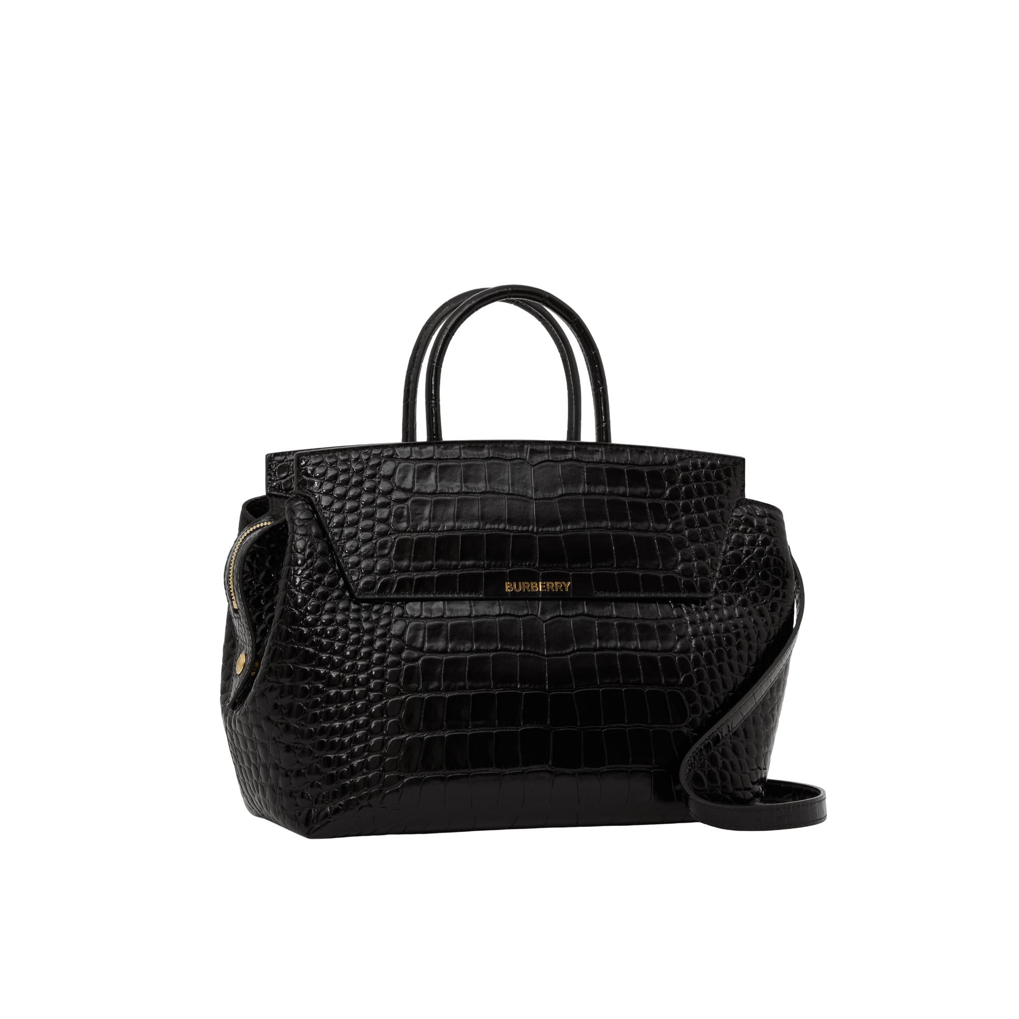 엠보싱 레더 미디엄 캐서린 백