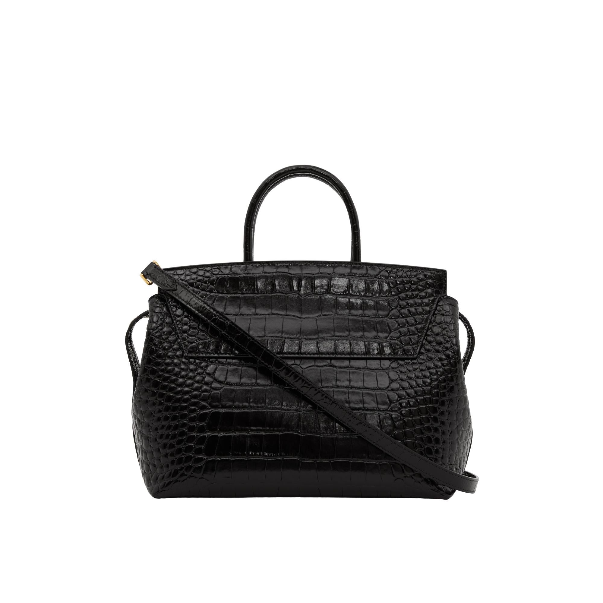 엠보싱 레더 미디엄 캐서린 백