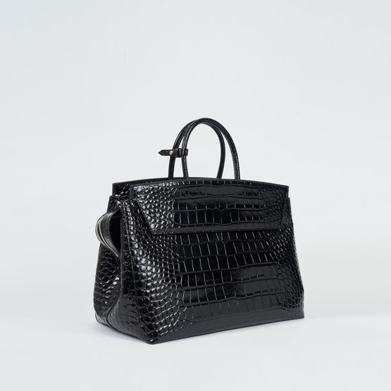 엠보싱 레더 미디엄 캐서린 백