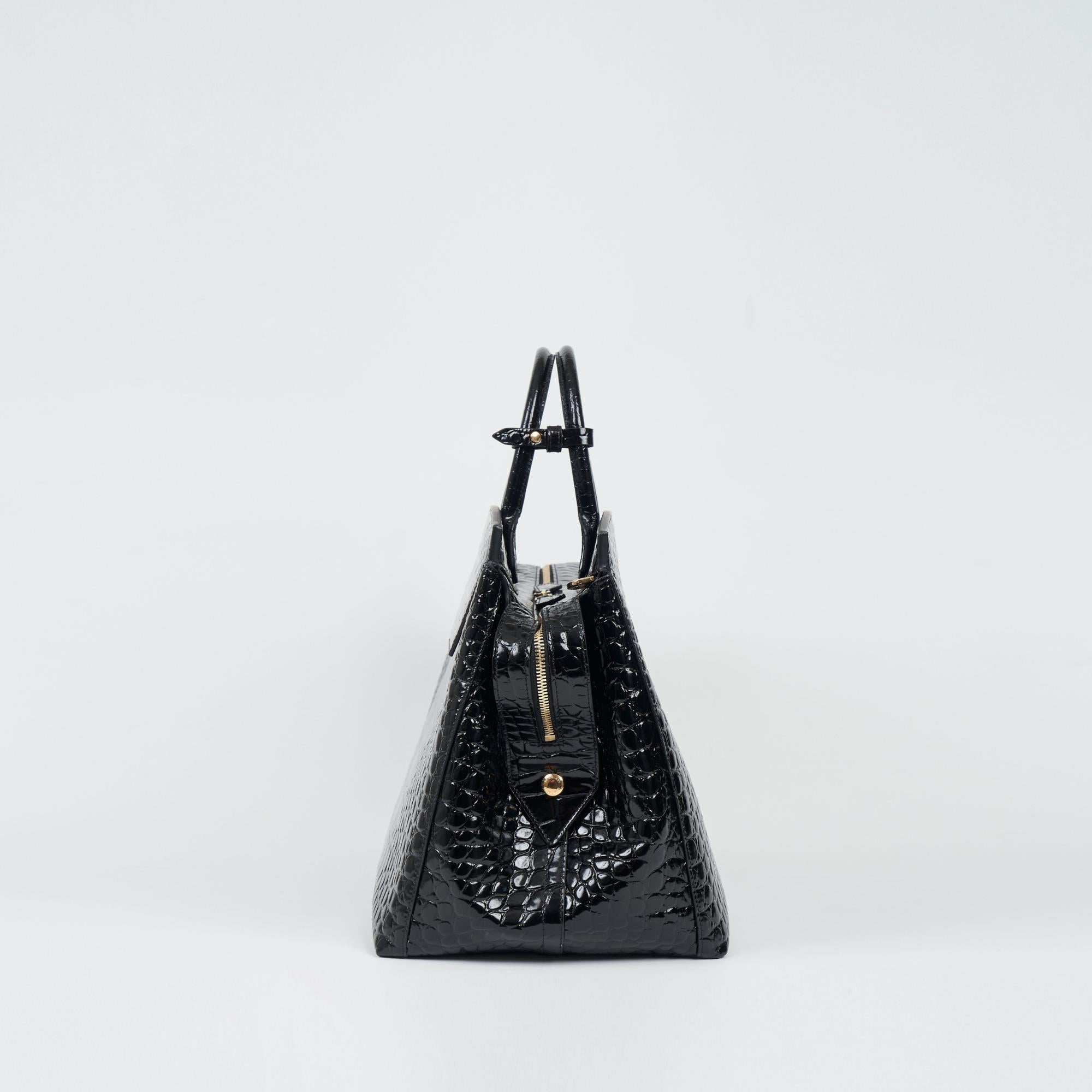 엠보싱 레더 미디엄 캐서린 백