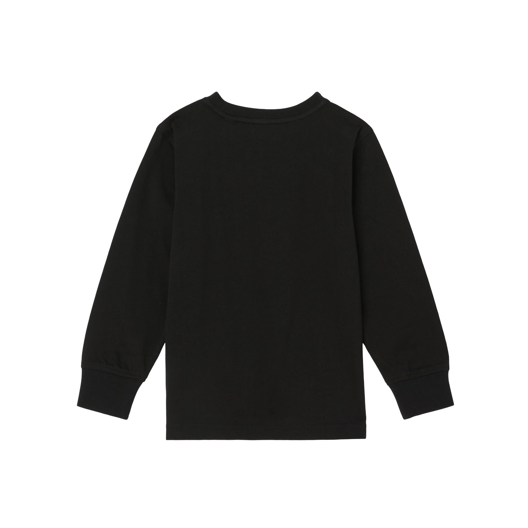 롱 슬리브 몽타주 프린트 코튼 톱