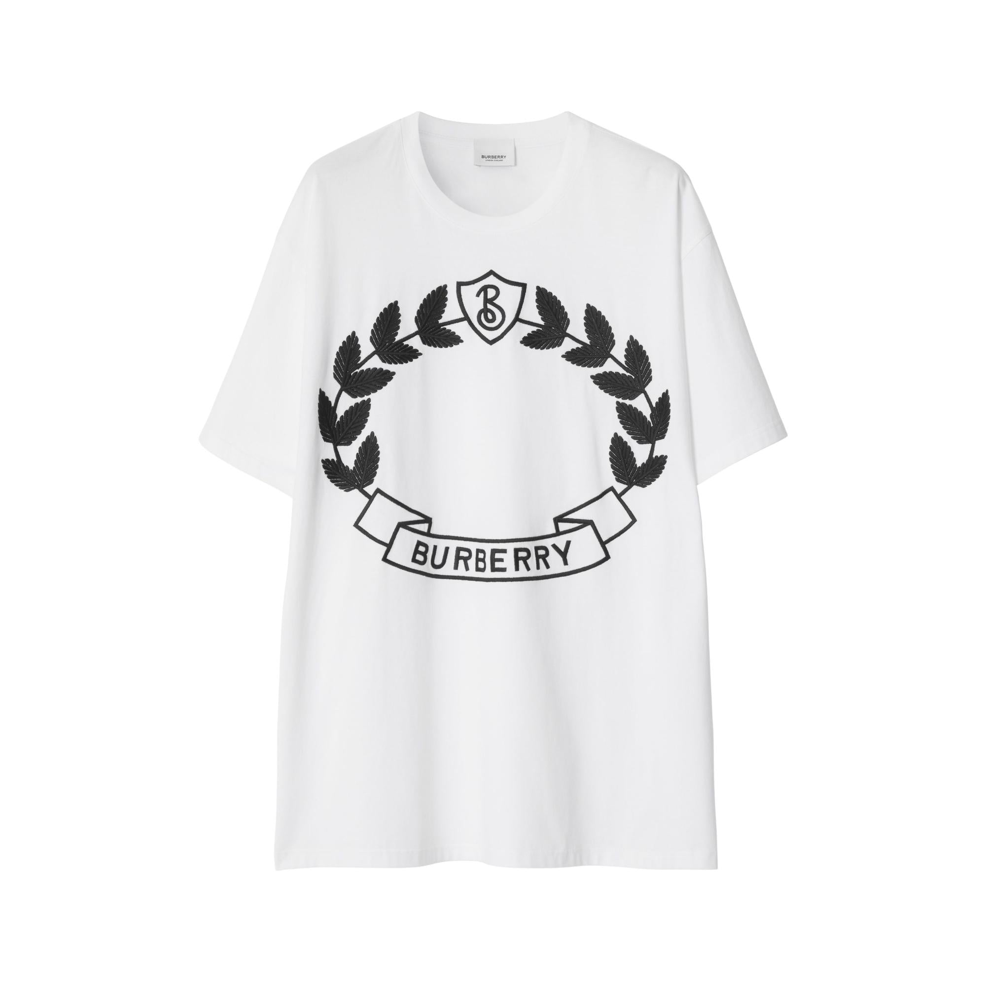 오크 리프 크레스트 코튼 오버사이즈 티셔츠