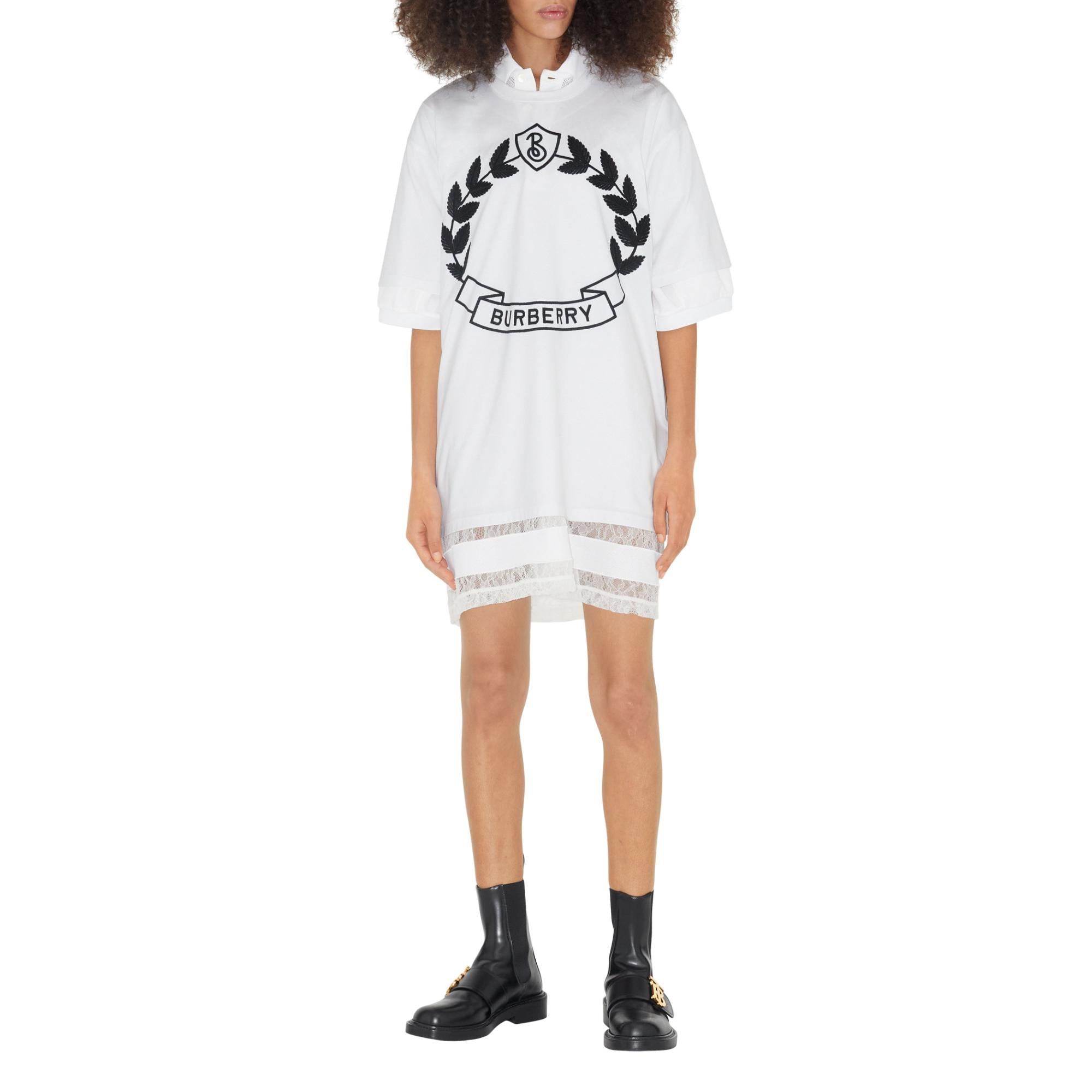 오크 리프 크레스트 코튼 오버사이즈 티셔츠