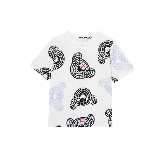 토마스 베어 프린트 코튼 티셔츠