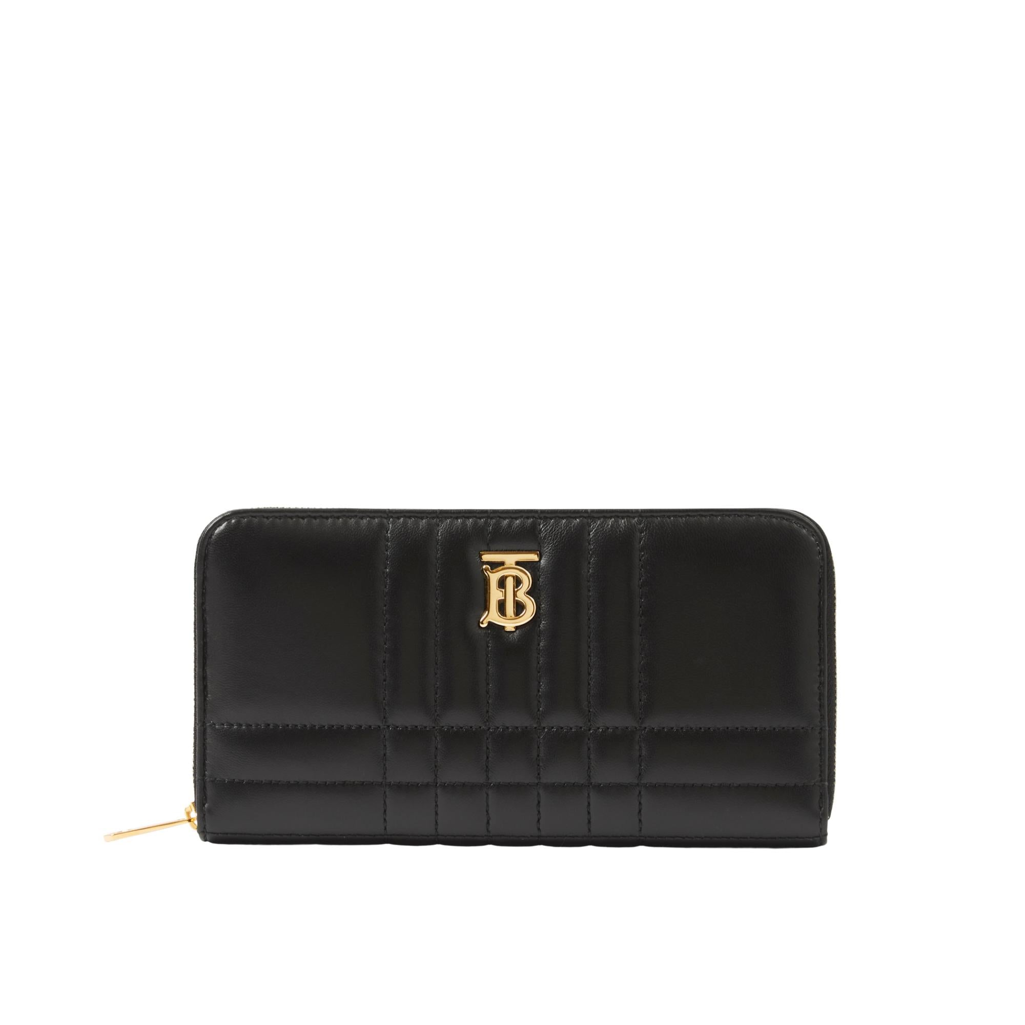 퀼팅 레더 롤라 지퍼라운드 지갑