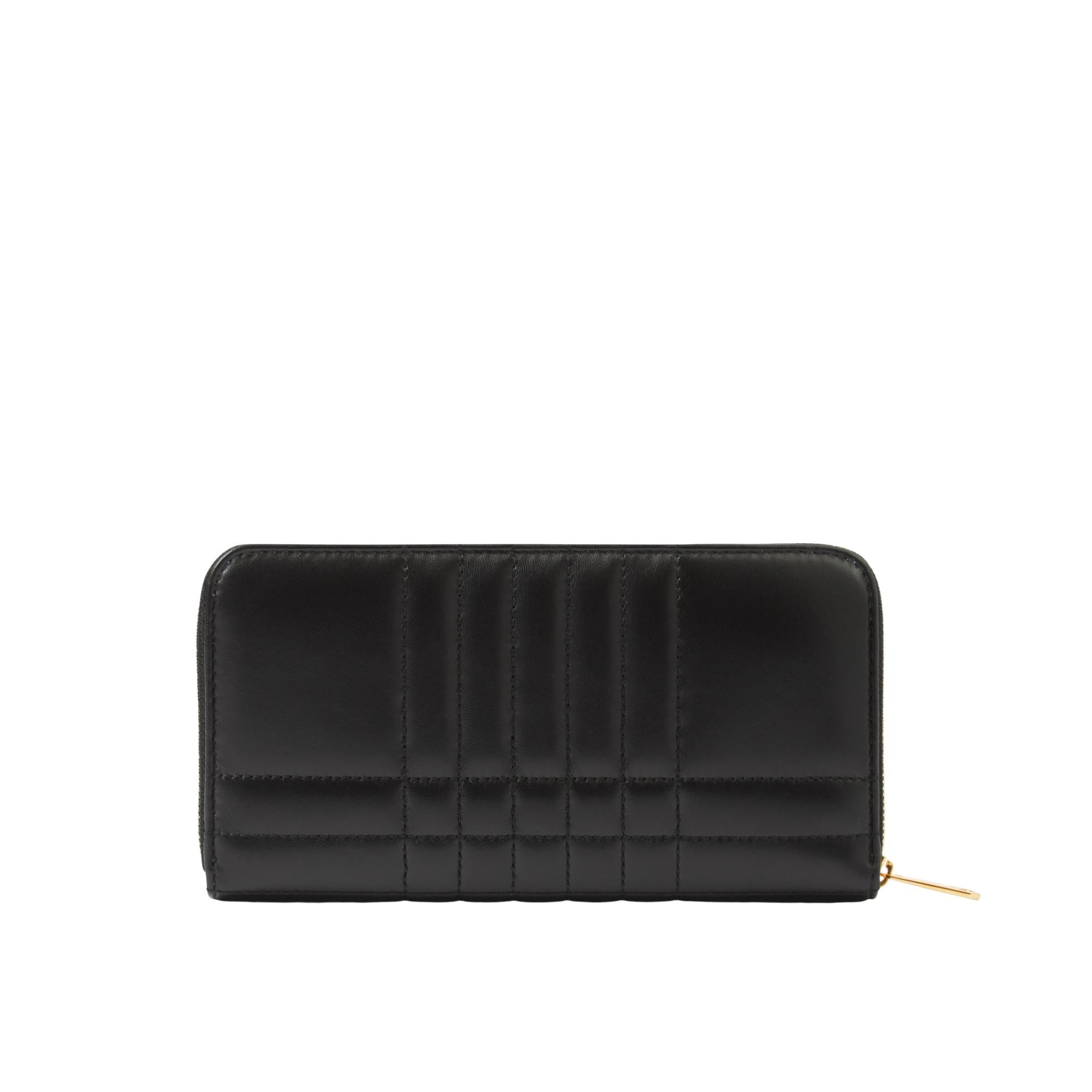 퀼팅 레더 롤라 지퍼라운드 지갑