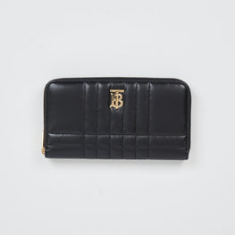 퀼팅 레더 롤라 지퍼라운드 지갑