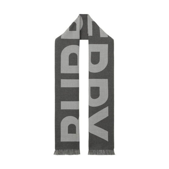 로고 울 자카드 스카프