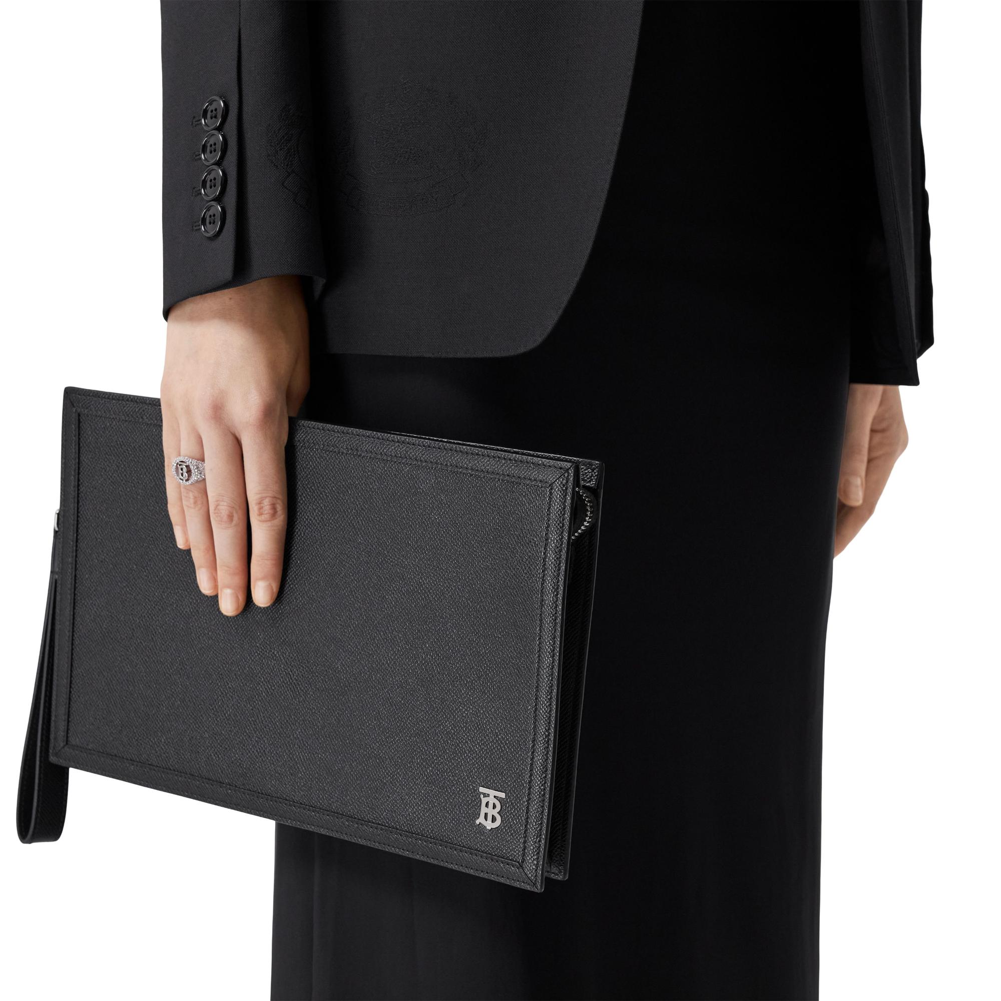 그레이니 레더 TB 지퍼 파우치