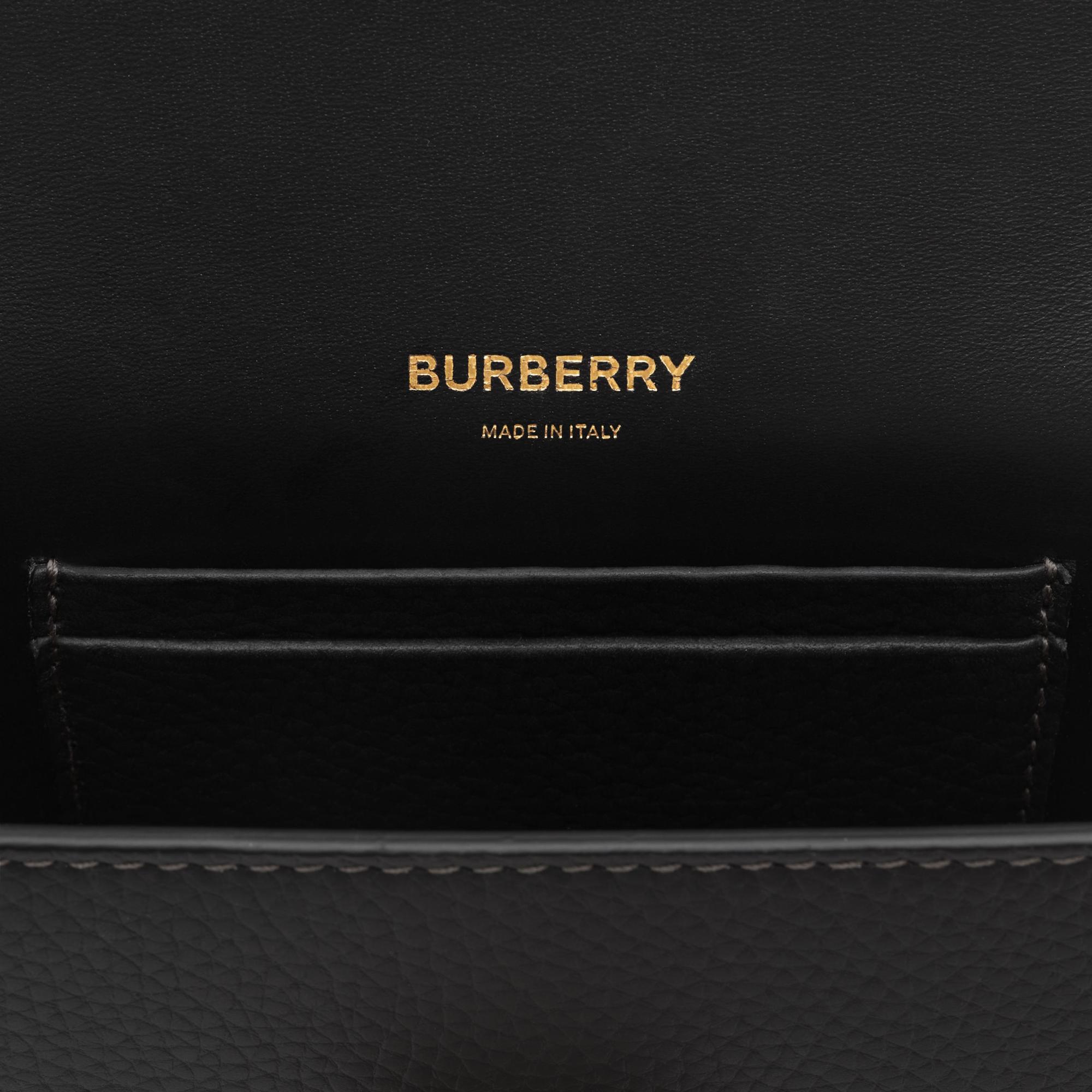 크리스털 모노그램 모티프 레더 스몰 TB 백