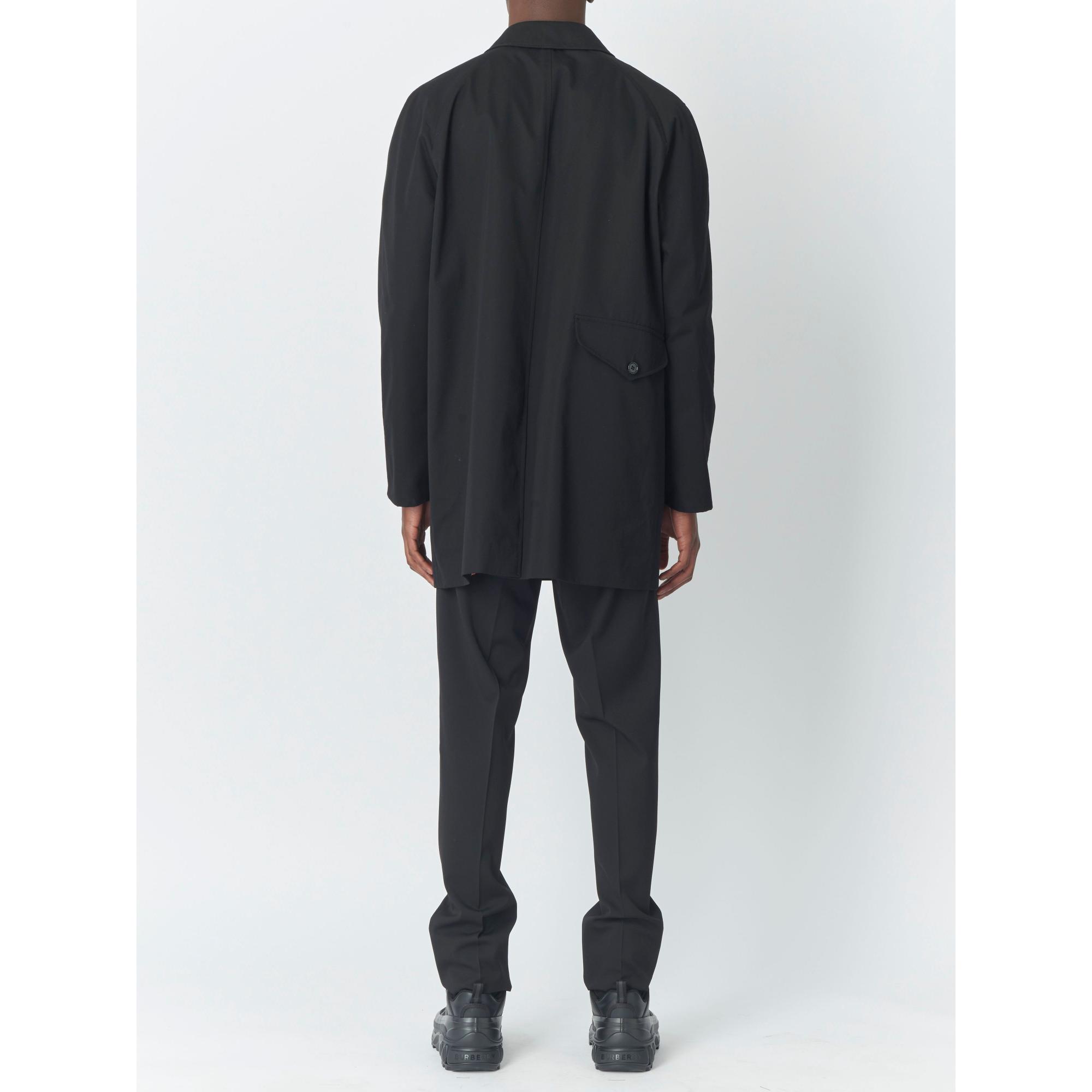 아카이브 라이닝 코튼 개버딘 카 코트