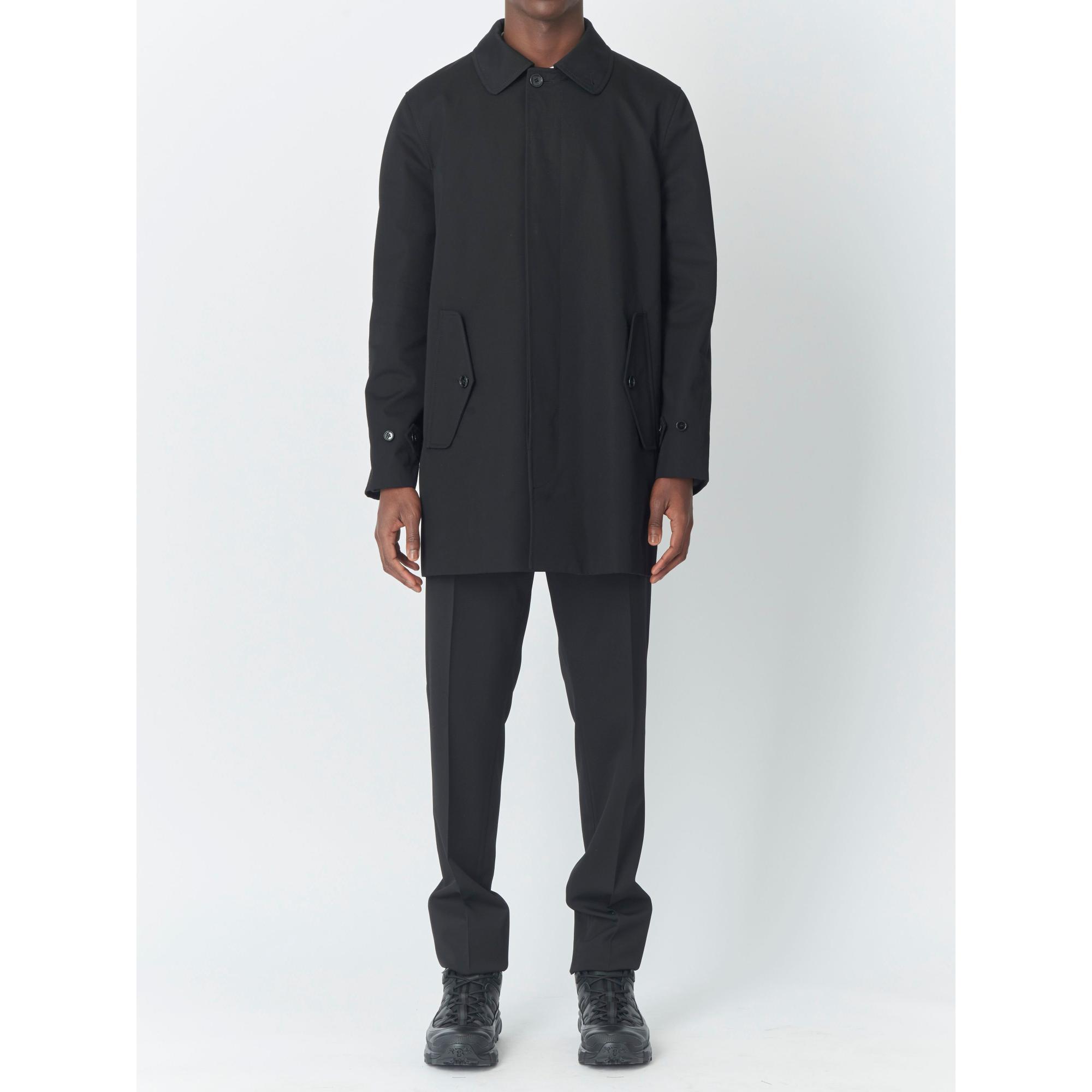 아카이브 라이닝 코튼 개버딘 카 코트