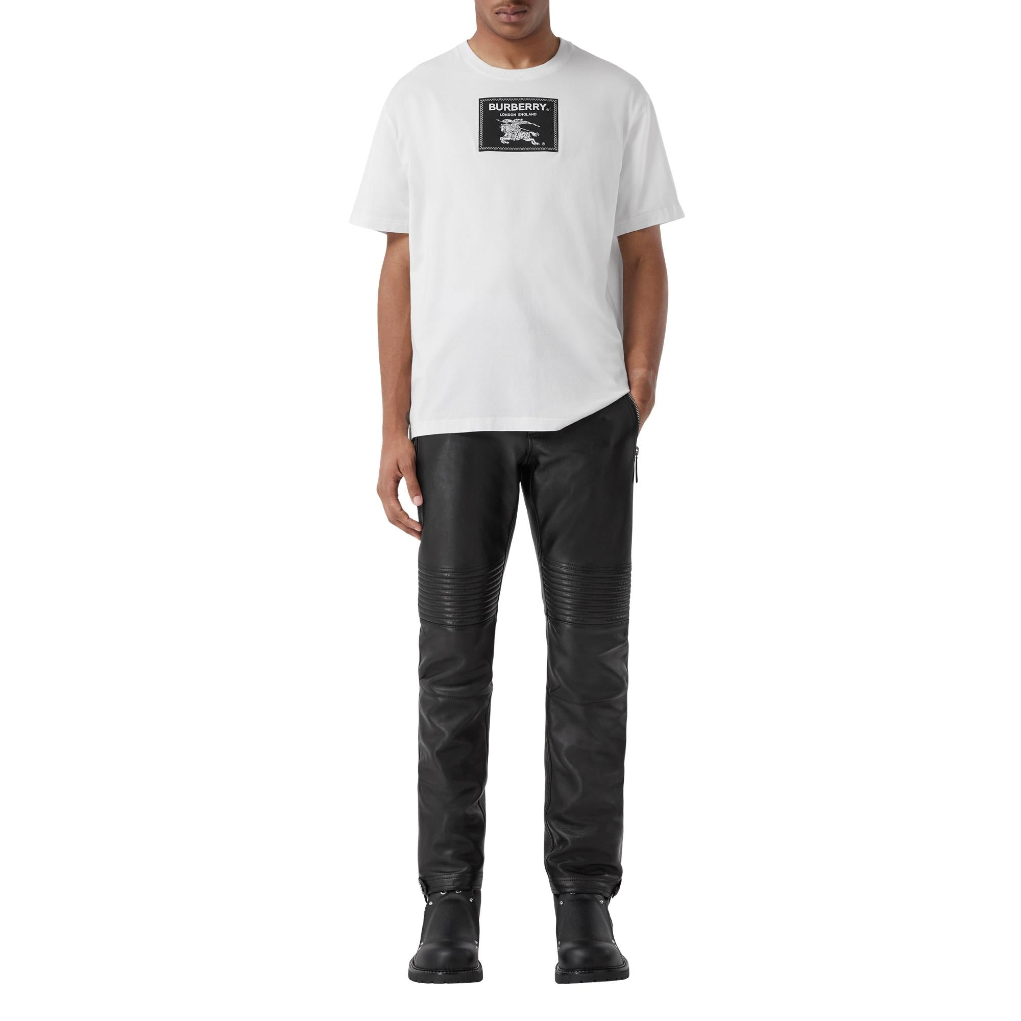 프로섬 라벨 코튼 티셔츠