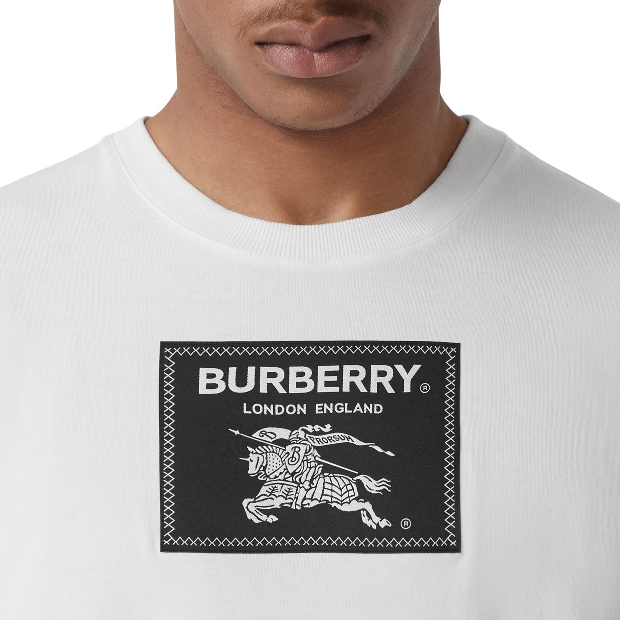 프로섬 라벨 코튼 티셔츠