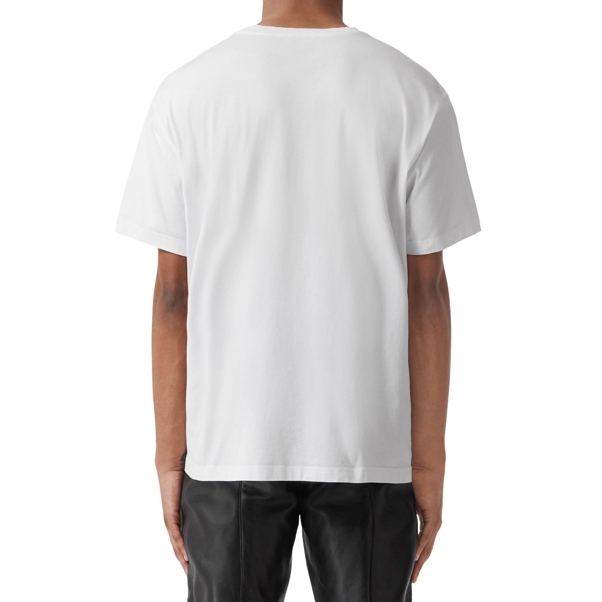 프로섬 라벨 코튼 티셔츠