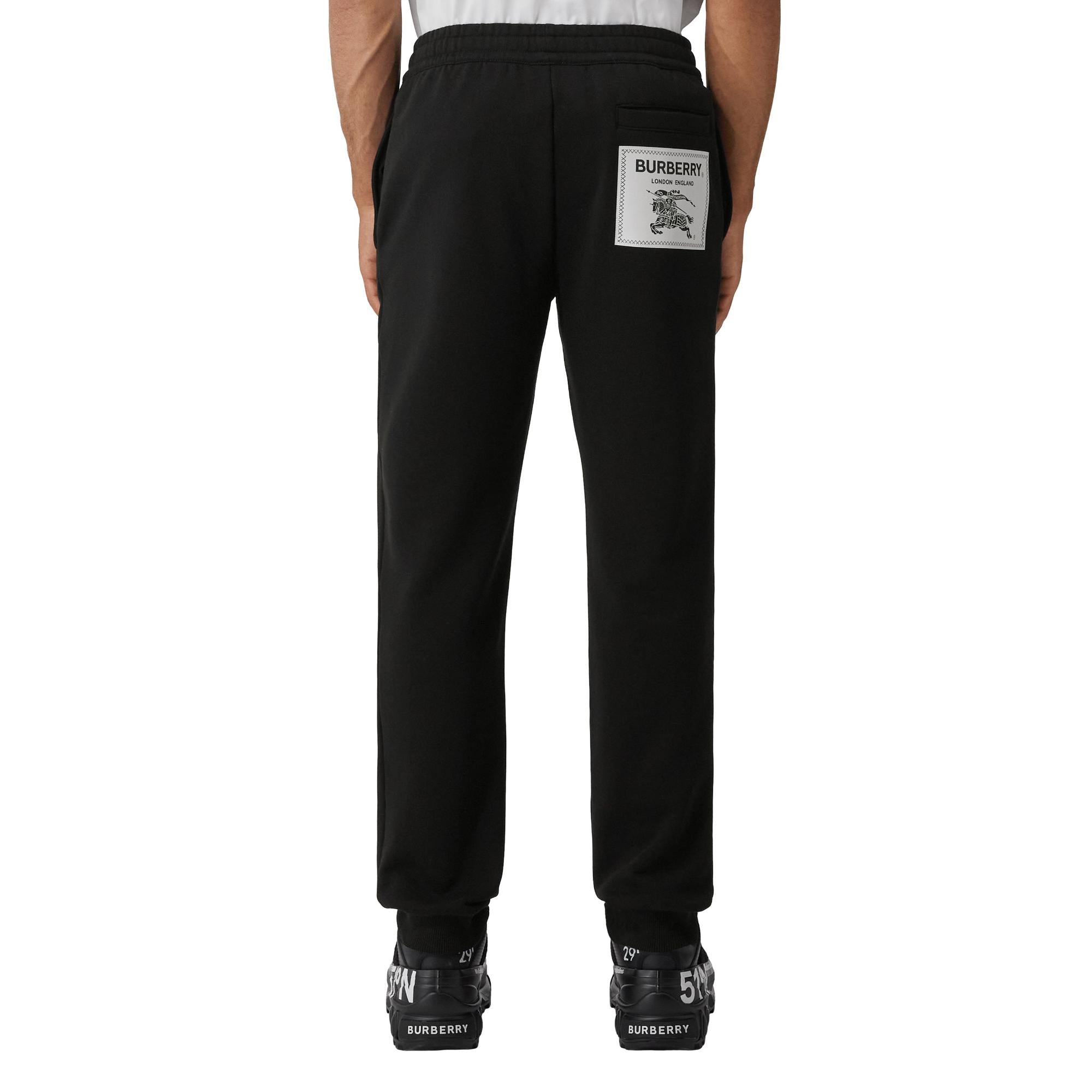 프로섬 라벨 코튼 조깅 팬츠