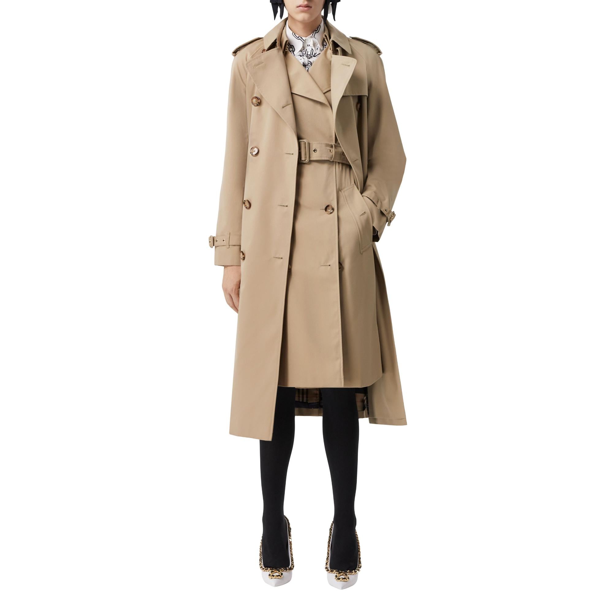 롱 워털루 트렌치코트