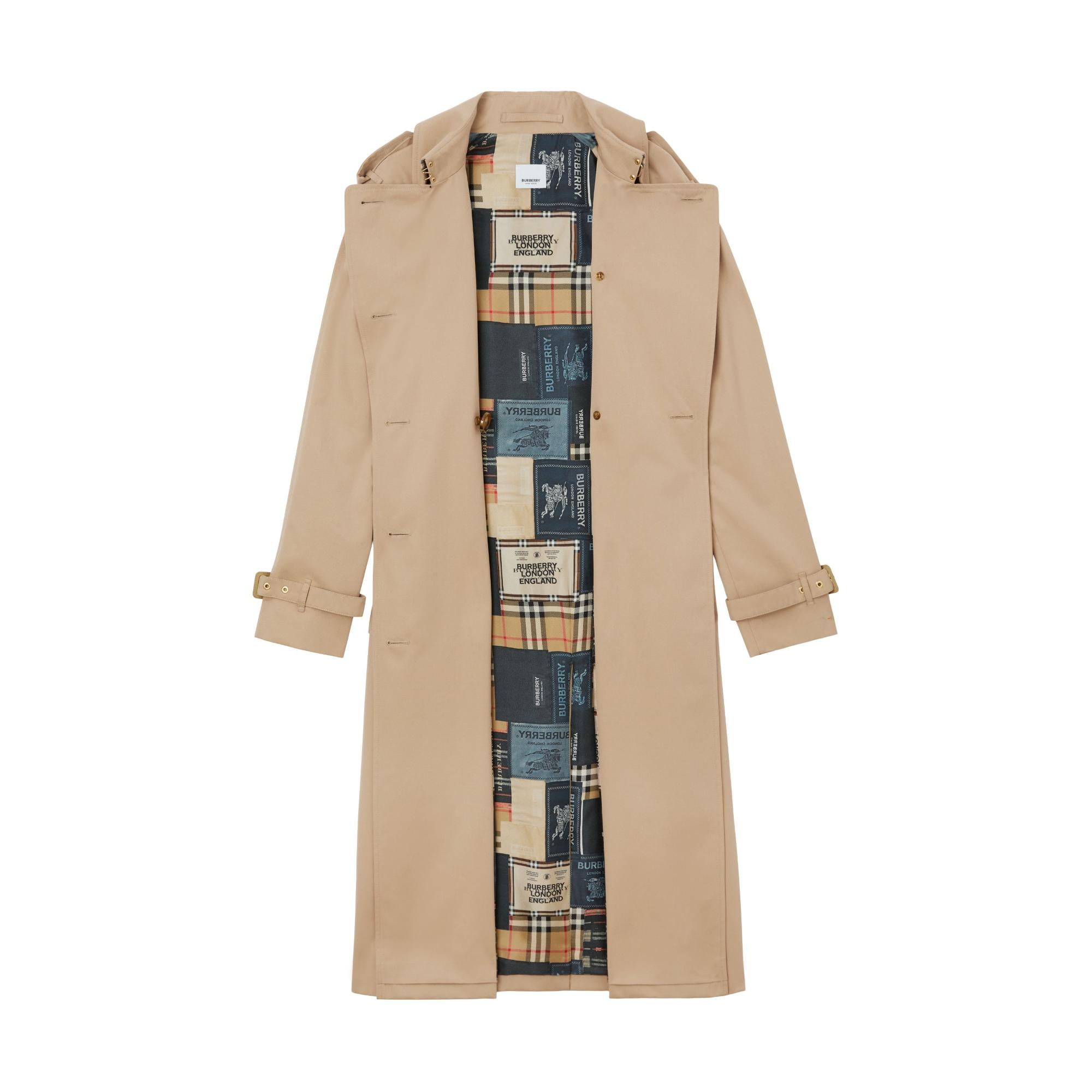 롱 워털루 트렌치코트