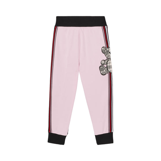 토마스 베어 아플리케 코튼 조깅 팬츠