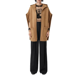 엠브로이더리 EKD 울 캐시미어 후드 케이프