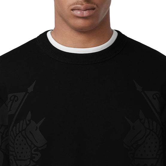 EKD 프린트 코튼 스웨트셔츠