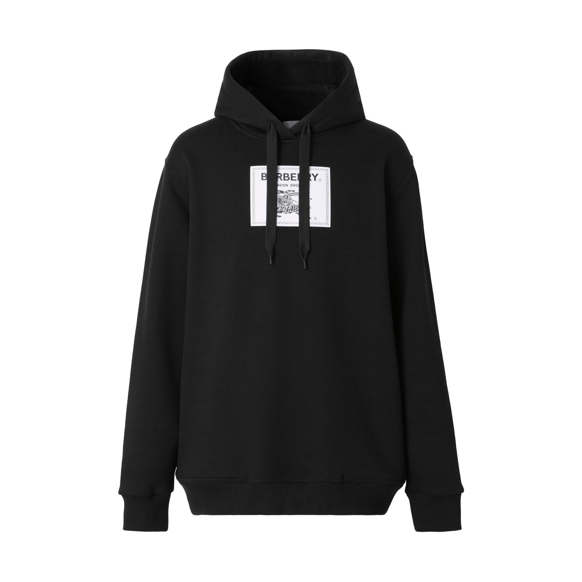 프로섬 라벨 코튼 후디