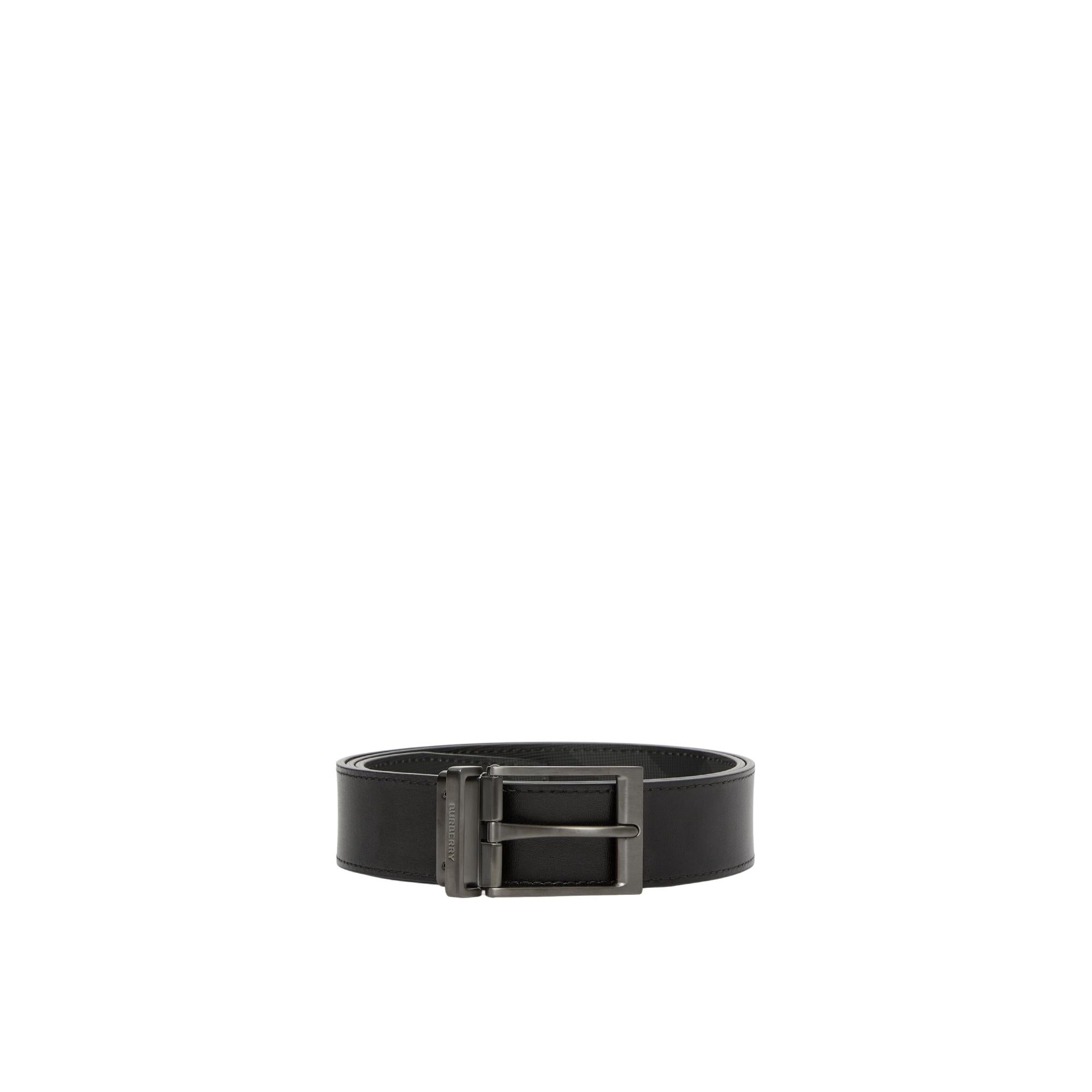 리버시블 체크 벨트