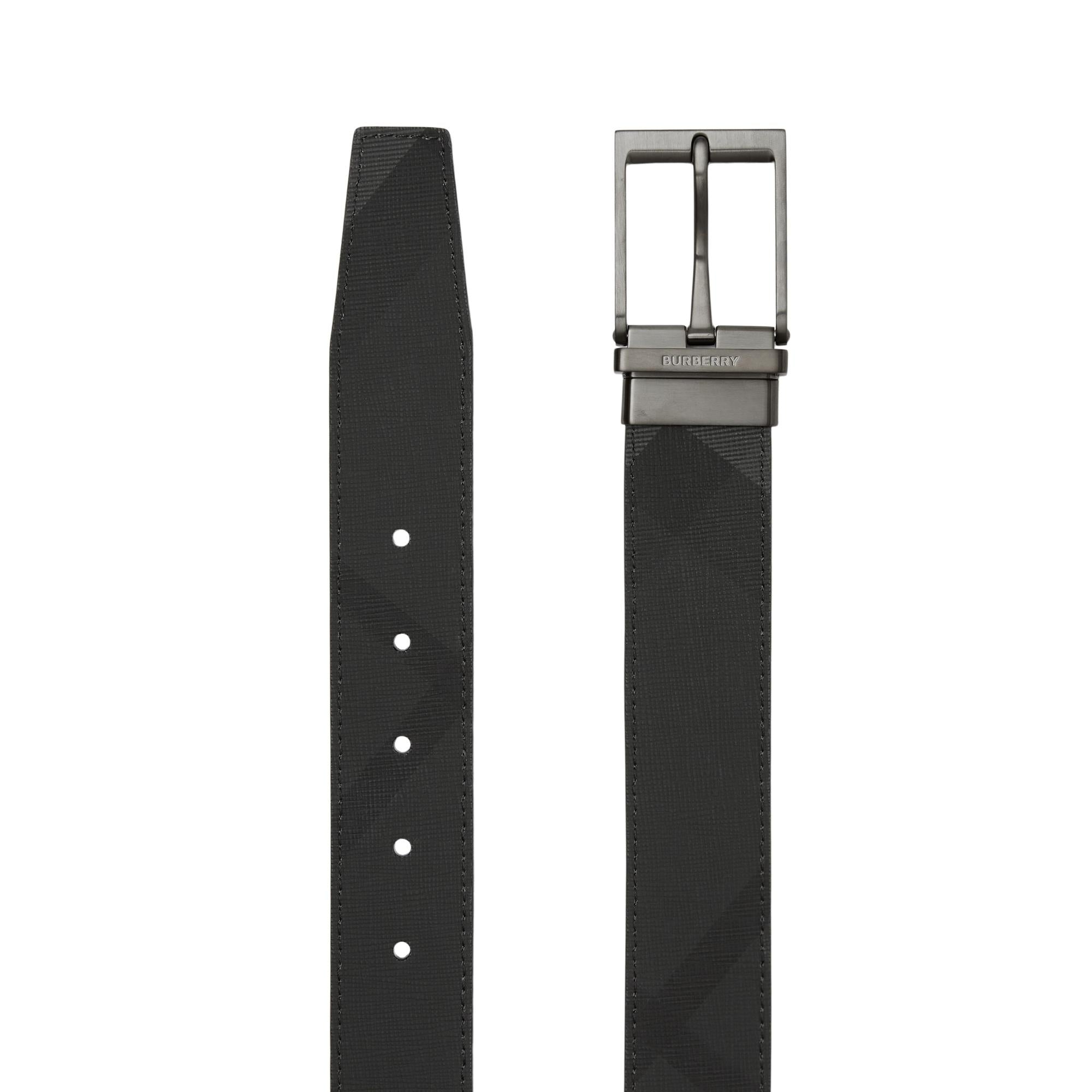 리버시블 체크 벨트