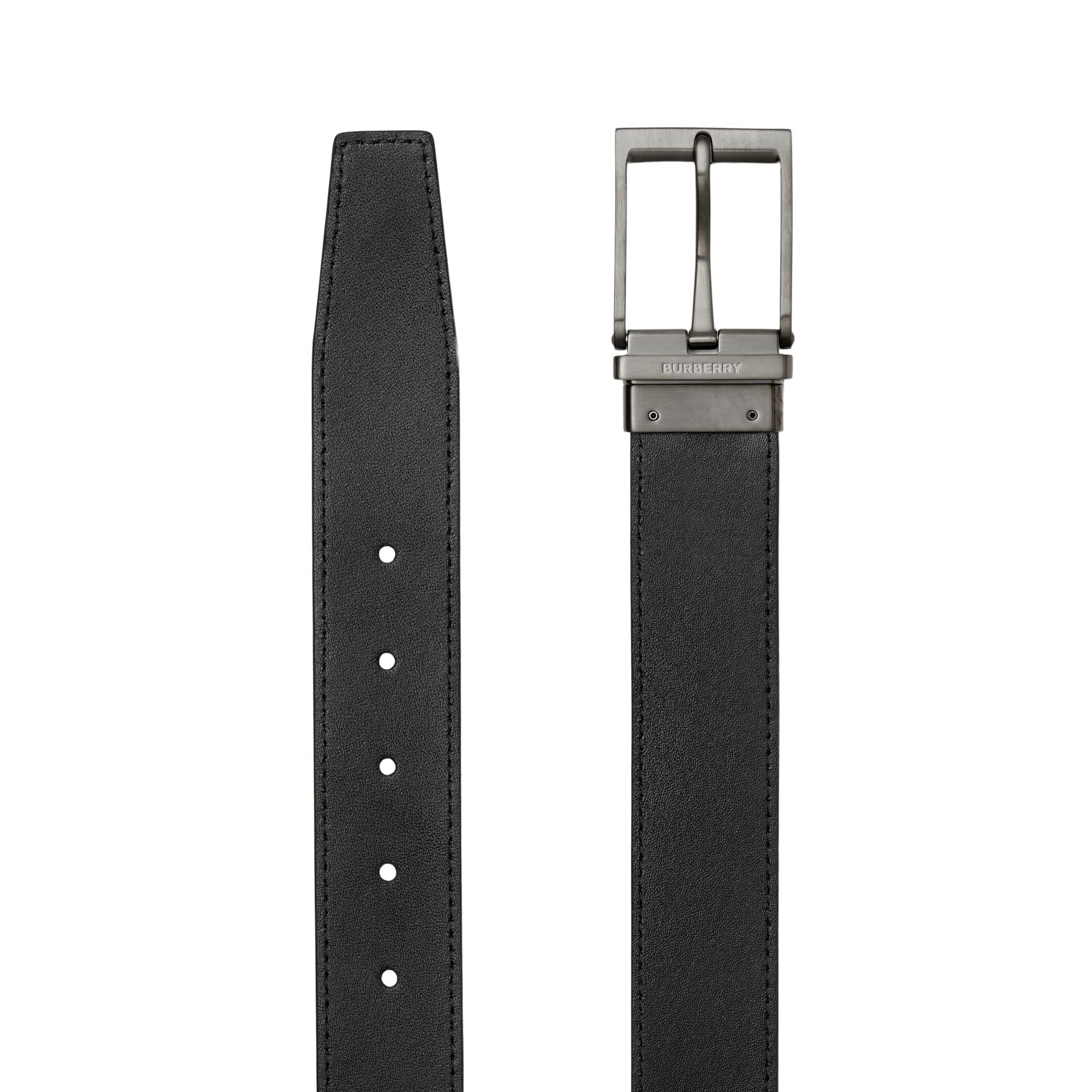 리버시블 체크 벨트