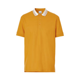 로고 디테일 코튼 피케 폴로셔츠