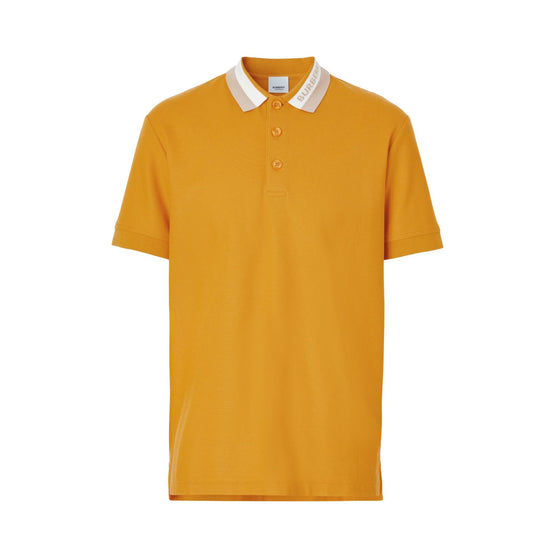 로고 디테일 코튼 피케 폴로셔츠