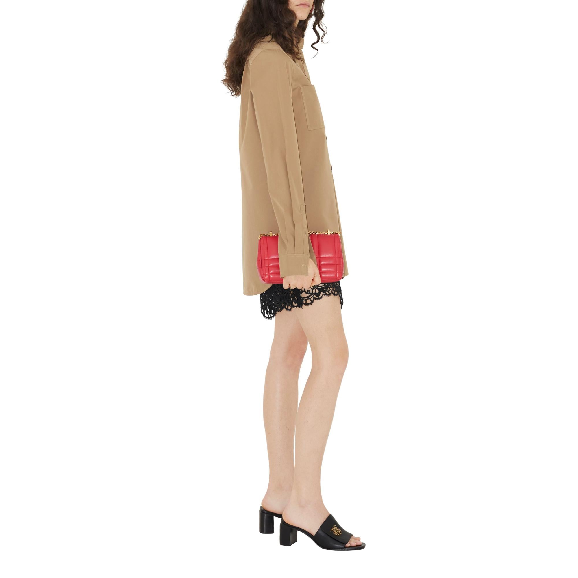 프로섬 라벨 코튼 셔츠