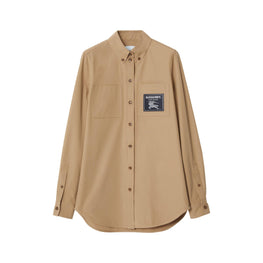 프로섬 라벨 코튼 셔츠