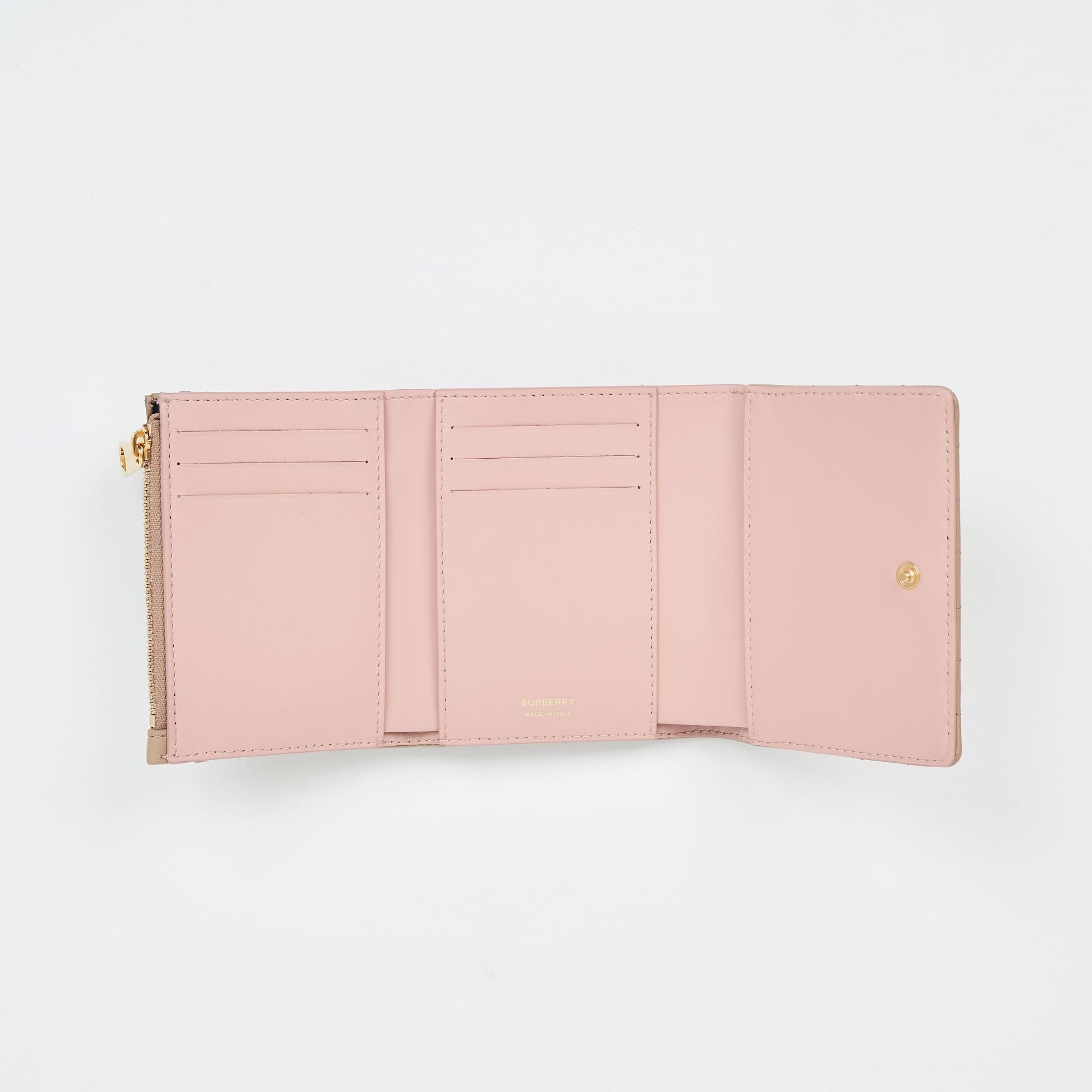 퀼팅 레더 스몰 롤라 반지갑