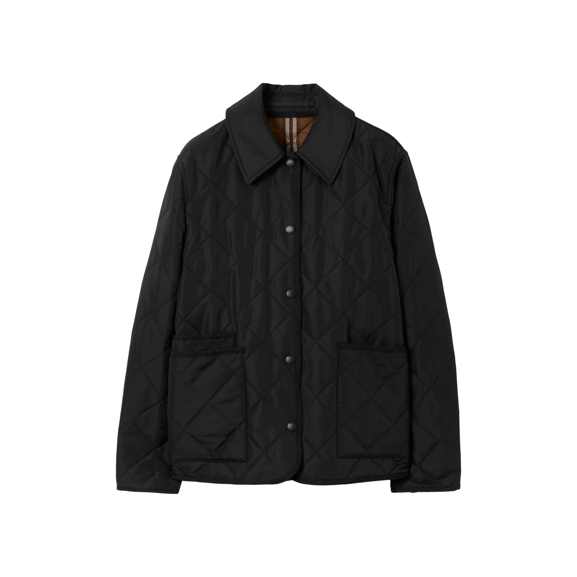 퀼팅 나일론 반 재킷