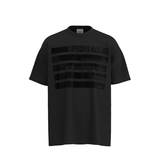 호스페리 프린트 코튼 오버사이즈 티셔츠