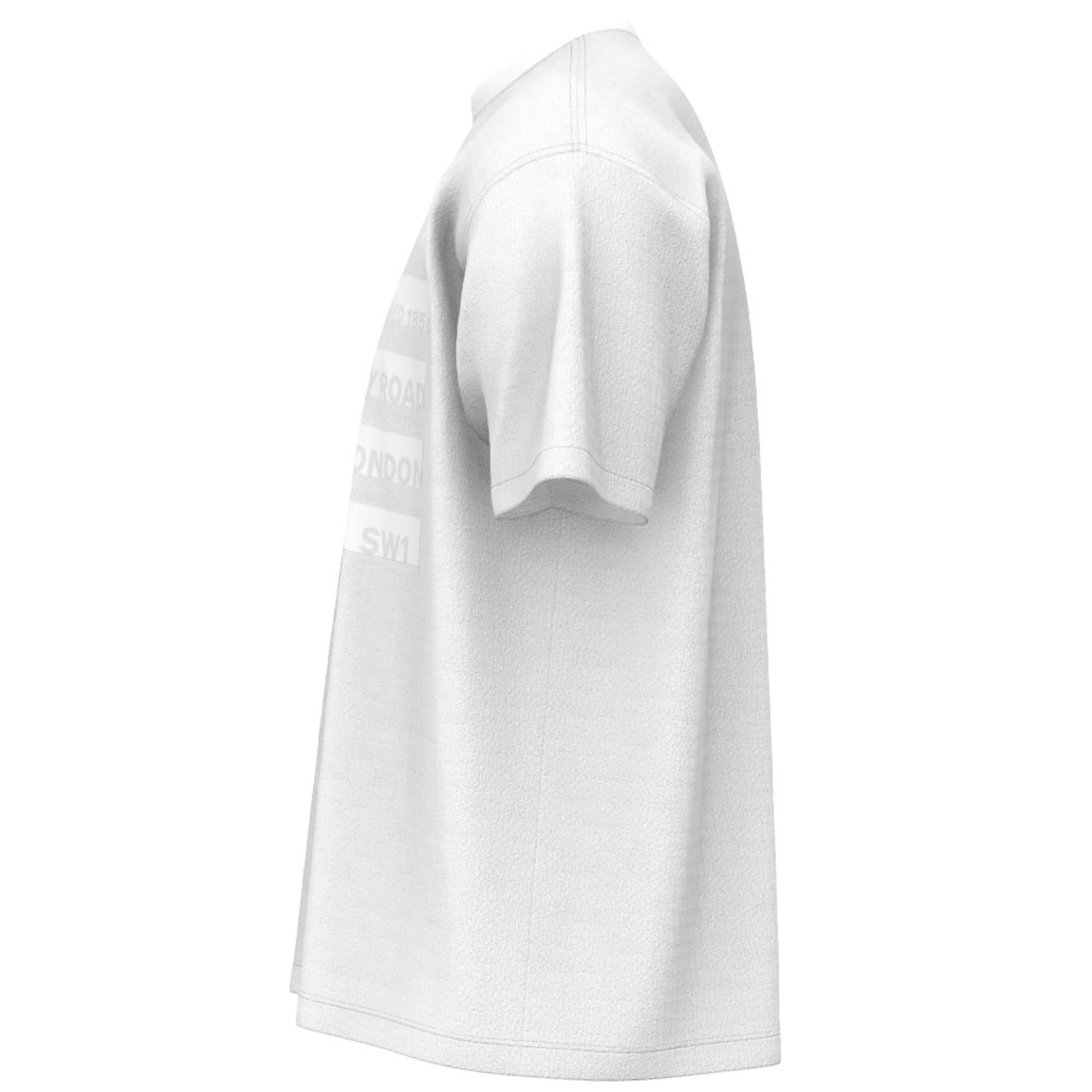 호스페리 프린트 코튼 오버사이즈 티셔츠