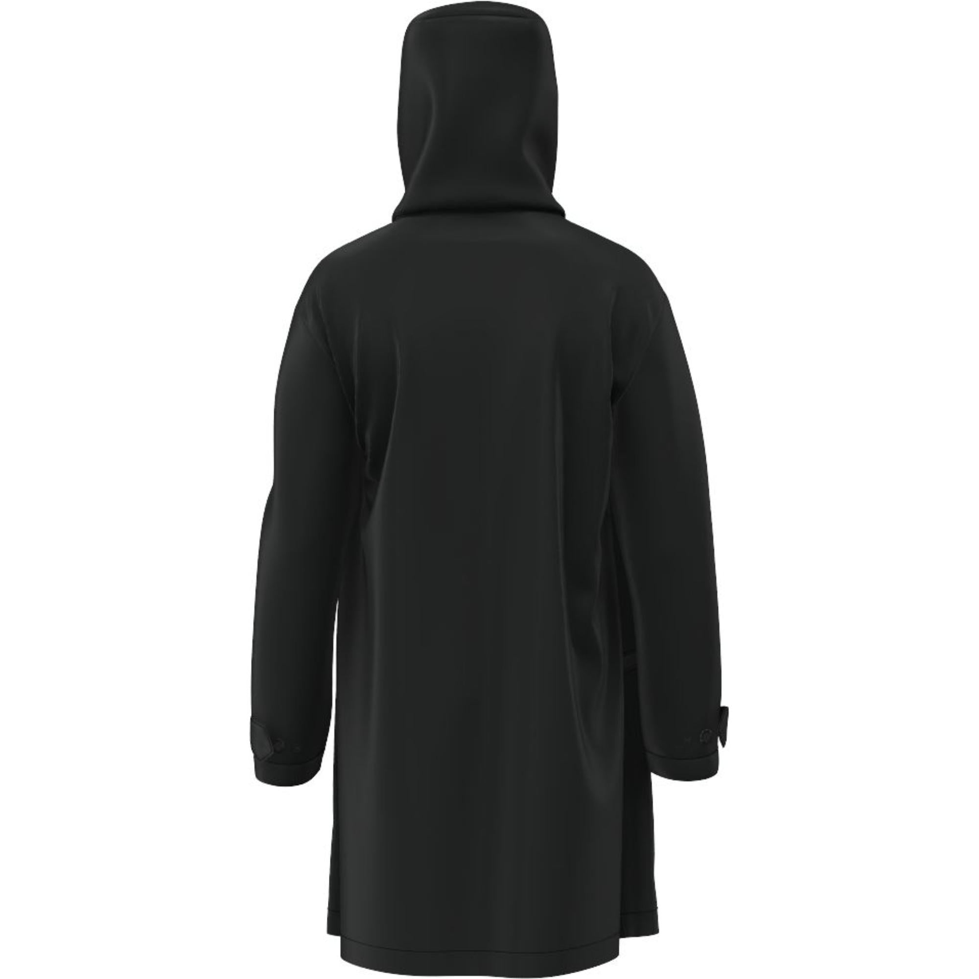 로고 디테일 오버사이즈 후드 파카