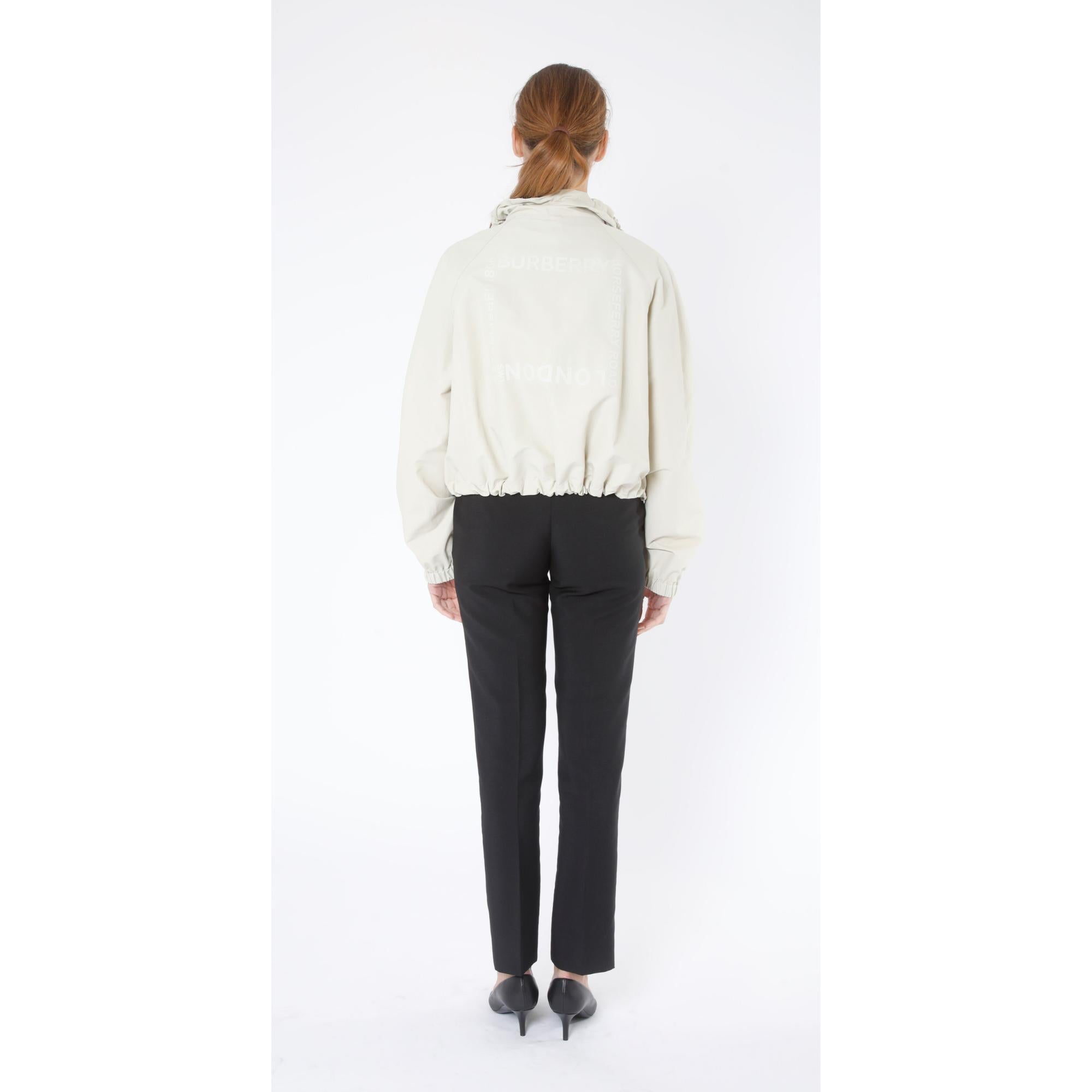 호스페리 스퀘어 프린트 테크니컬 코튼 재킷