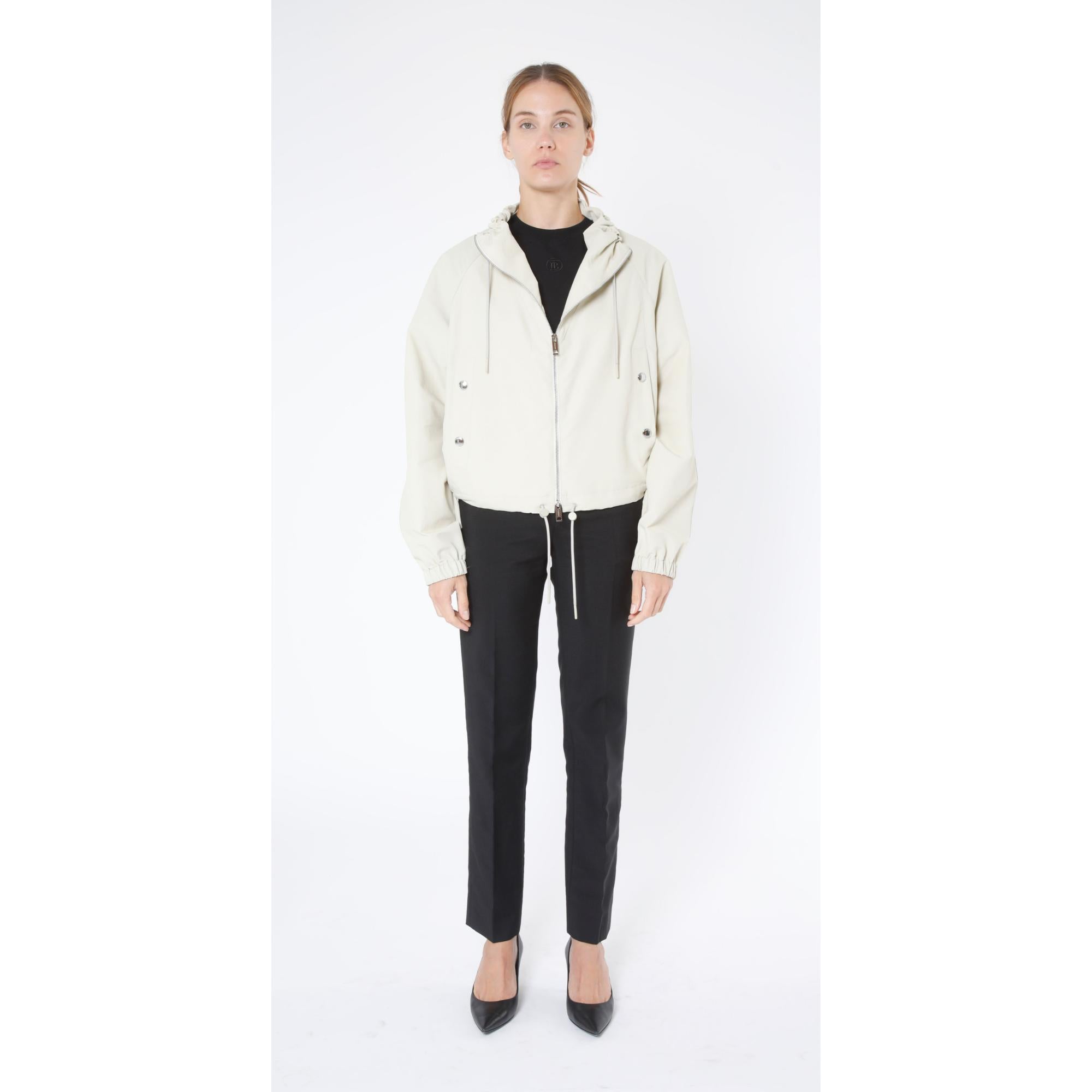 호스페리 스퀘어 프린트 테크니컬 코튼 재킷