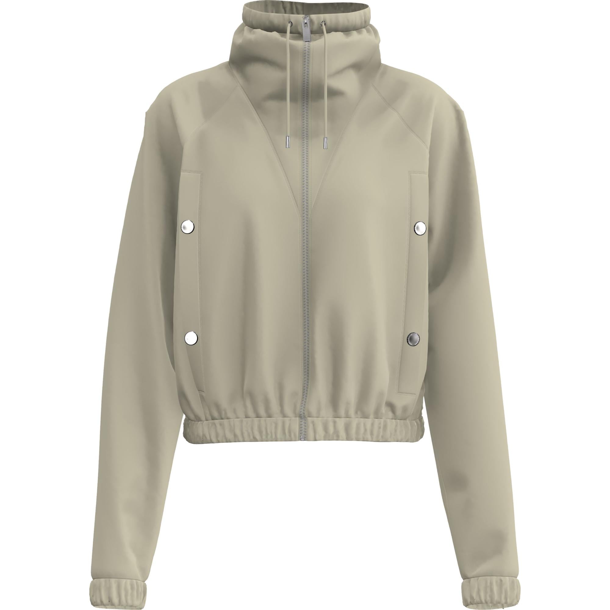 호스페리 스퀘어 프린트 테크니컬 코튼 재킷