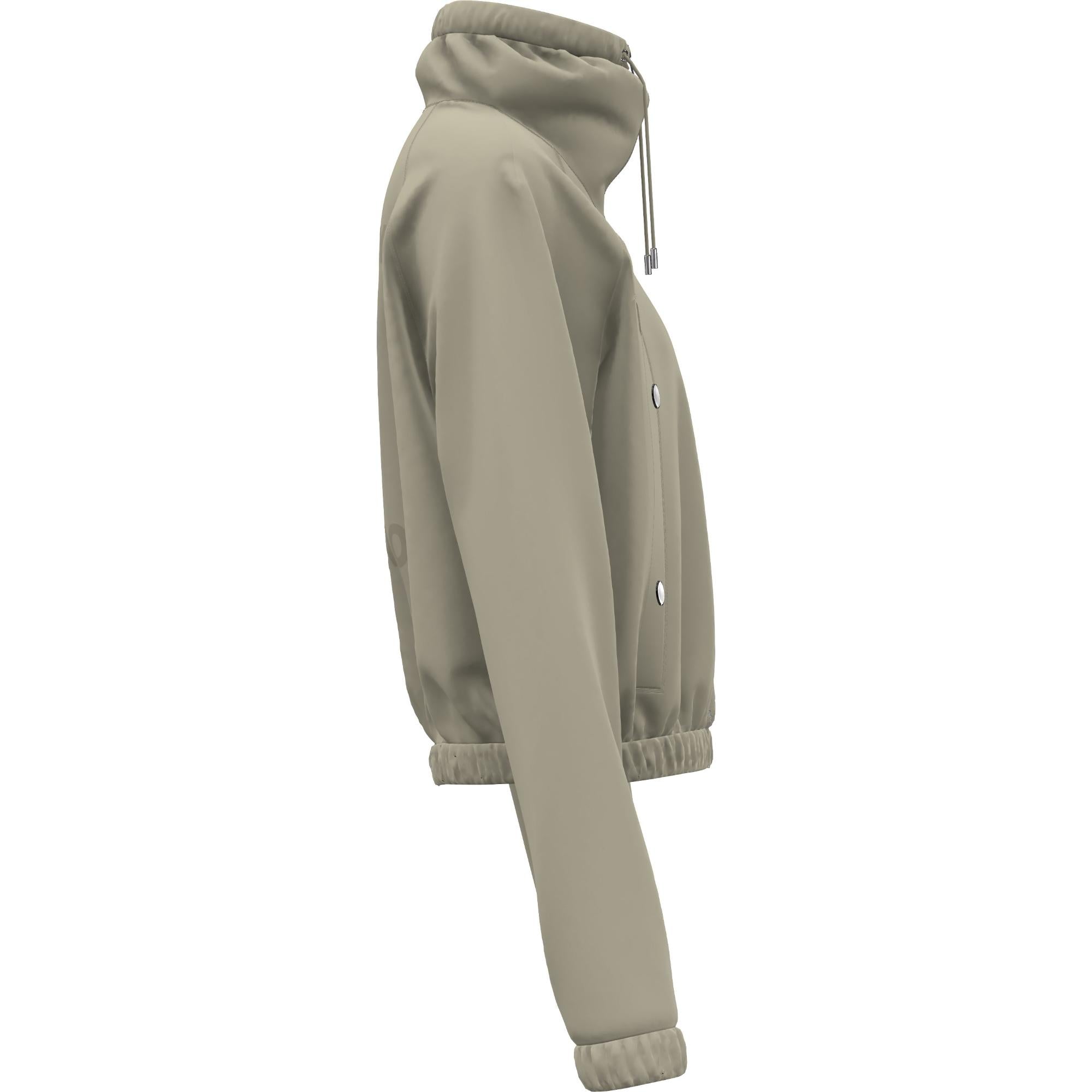 호스페리 스퀘어 프린트 테크니컬 코튼 재킷