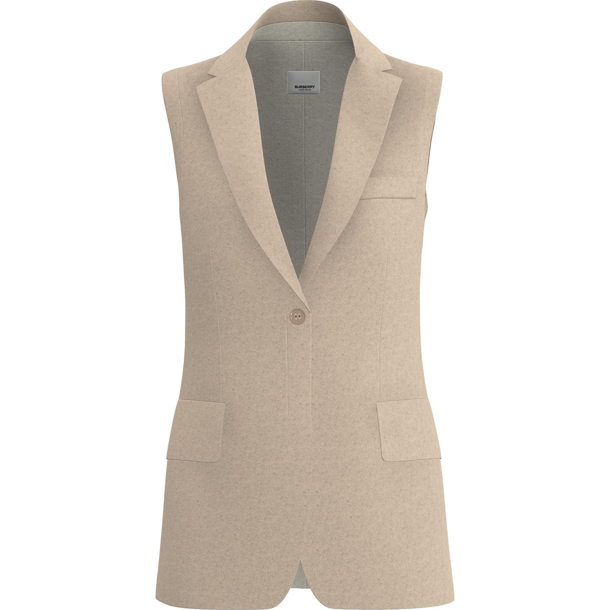 슬리브리스 울 테일러드 재킷