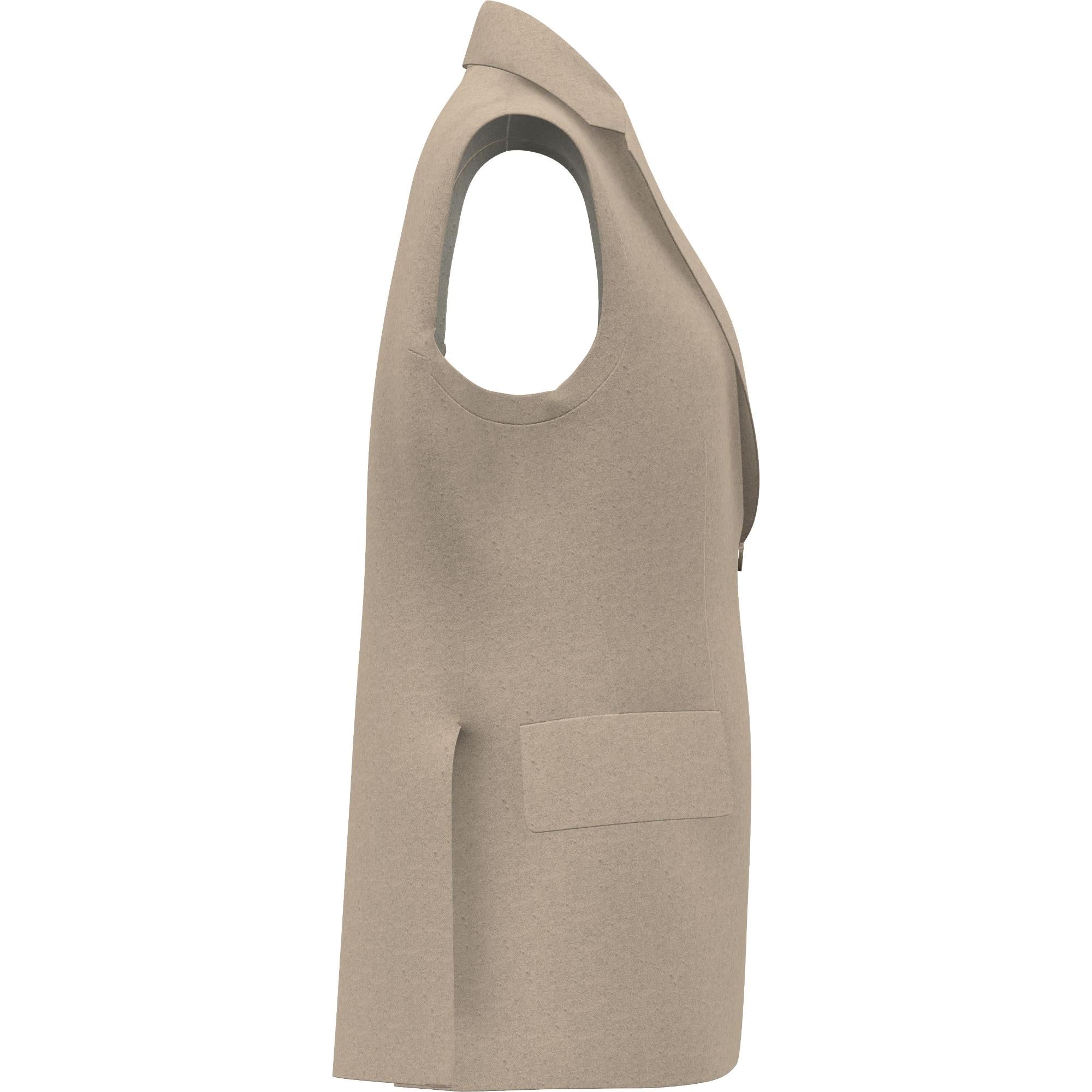 슬리브리스 울 테일러드 재킷